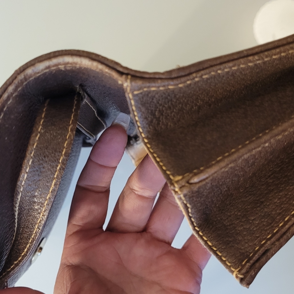 GUCCI Flap Crossbody Clutch GG Monogram Bag Vintage - Picture 10 of 16